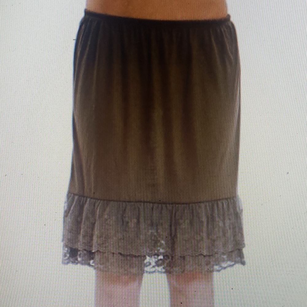 Melody Half Slip Extender Lace New Olive